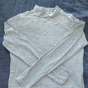 Faherty Women's Striped Turtleneck Medium